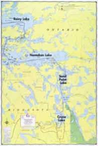 Buy map E-1: CRANE LAKE, SAND POINT LAKE, NAMAKAN LAKE