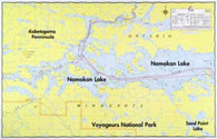 Buy map E-20: NAMAKAN LAKE WALL MAP