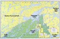 Buy map E-4: SAGANAGA LAKE, SAGANAGONS LAKE, SEAGULL LAKE