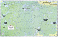 Buy map E-5: BRULE LAKE, ALICE LAKE, SAWBILL LAKE
