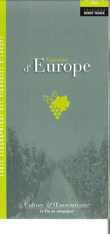 Buy map Wine Map of Europe - Vignobles d Europe