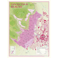 Buy map Cote de Beaune wine poster