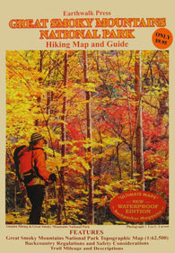 Buy map Great Smoky Mountains National Park, Tennessee and North Carolina, Paper