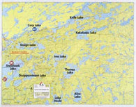 Buy map F-11: SNOWBANK LAKE, KNIFE LAKE, KEKEKABIC LAKE