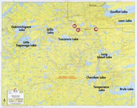 Buy map F-12: LITTLE SAGANAGA LAKE, TUSCARORA LAKE, TEMPERANCE LAKE