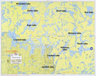 Buy map F-17: CROOKED LAKE, DARK WATER LAKE, SARAH LAKE