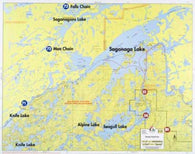 Buy map F-19: SAGANAGA LAKE, SEAGULL LAKE