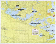 Buy map F-1: WEST LAKE VERMILION, TROUT LAKE, LOST LAKE