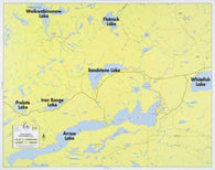 Buy map F-21: ARROWHEAD LAKE, SANDSTONE LAKE, WEST LAKE