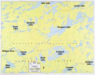 Buy map F-24: STURGEON LAKE, POOHBAH LAKE, MALIGNE RIVER