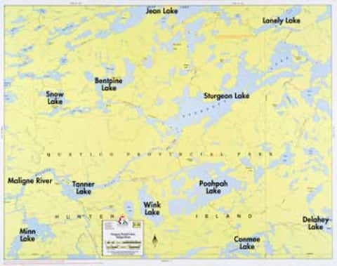 Buy map F-24: STURGEON LAKE, POOHBAH LAKE, MALIGNE RIVER
