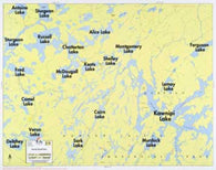 Buy map F-25: KAWNIPI LAKE, RUSSELL LAKE