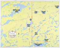 Buy map F-26: MCKENZIE LAKE, POWELL LAKE