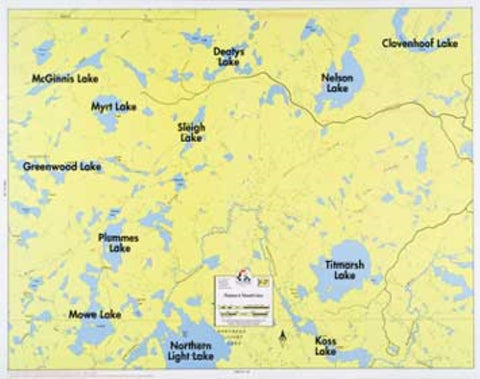 Buy map F-27: PLUMMES LAKE, TITMARSH LAKE