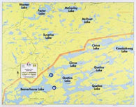 Buy map F-28: BEAVERHOUSE LAKE, CIRRUS LAKE, QUETICO LAKE
