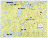 Buy map F-3: BIRCH LAKE, WHITE IRON LAKE, GABBRO LAKE