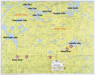Buy map F-4: LAKE ONE, LAKE TWO, LAKE THREE, LAKE FOUR, BALD EAGLE LAKE, INSULA LAKE