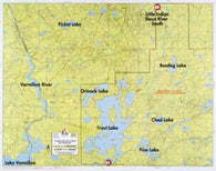 Buy map F-8: LAKE VERMILION, TROUT LAKE, VERMILION RIVER, BOOTLEG LAKE