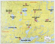 Buy map F-9: CUMMINGS LAKE, BIG MOOSE LAKE, FOURTOWN LAKE