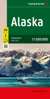 Buy map Alaska, road map 1:1,500,000