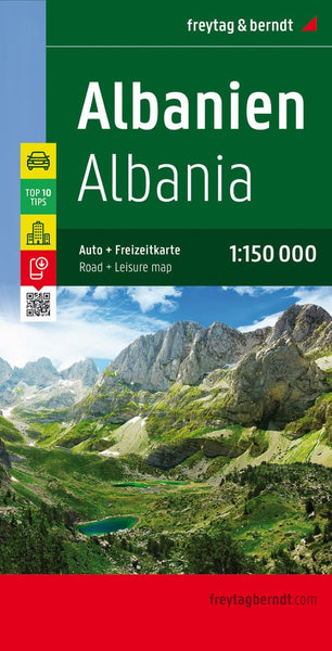 Buy map Albania, Road + Leisure Map