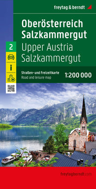 Buy map Upper Austria - Salzkammergut, road and leisure map 1:200,000