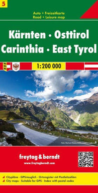 Buy map Carinthia - East Tyrol, road map 1:200,000