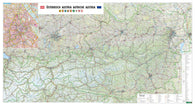 Buy map Österreich, Straßenkarte 1:300.000, Großformat, Poster = Austria, street map 1:300,000, large scale, wall map