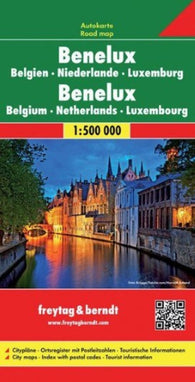 Buy map Benelux, road map 1:500,000