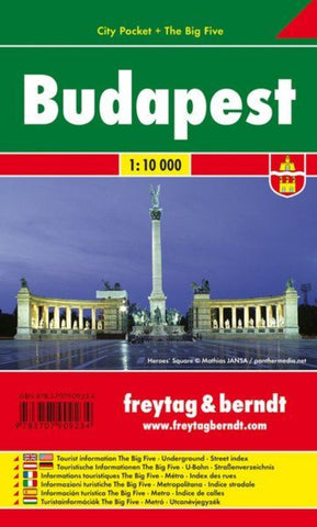 Buy map Budapest, City Pocket map + The Big Five, City map 1:10.000