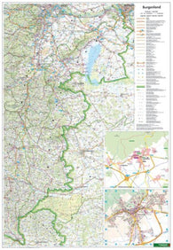 Buy map Burgenland, 1:200.000, Poster = Burgenland, 1:200,000, wall map
