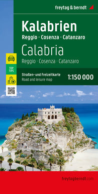 Buy map Calabria, road and leisure map 1:150,000