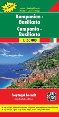 Buy map Kampanien - Basilicata, road map 1:150.000, Top 10 Tips