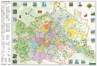 Buy map Kinderkarte Wien, Poster metallbestäbt 1:40.000, freytag & berndt = Childrens map Vienna, wall map Metal bars 1:40,000
