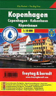 Buy map Kopenhagen = Copenhagen : city pocket + the big five = København = Köpenhamn