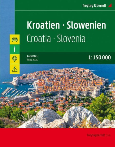 Buy map Croatia - Slovenia, road atlas 1:150,000