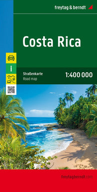 Buy map Costa Rica, road map 1:400,000