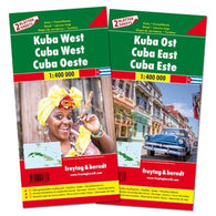 Buy map Cuba West and East, road map set 1:400,000