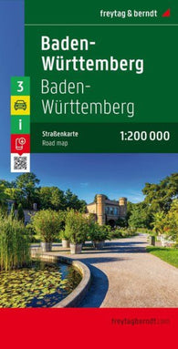Buy map Baden-Württemberg, road map 1:200,000