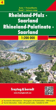 Buy map Rhineland Palatinate - Saarland, road map 1:200,000