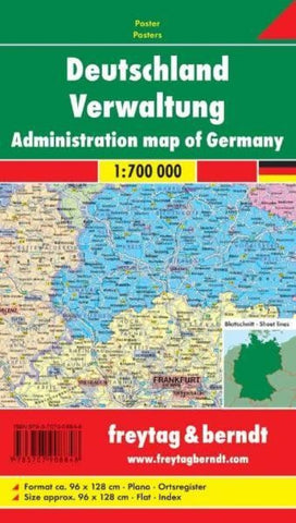 Buy map Deutschland Verwaltung = Germany administration