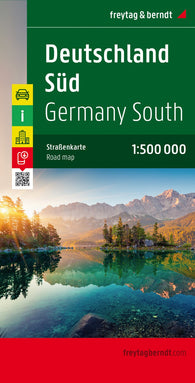 Buy map Germany South, road map 1:500,000