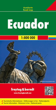 Buy map Ecuador, road map 1:800,000