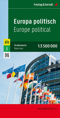 Buy map Europe political, road map 1:3,500,000