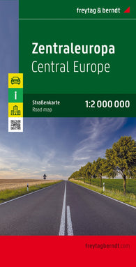 Buy map Central Europe, street map 1:200,000