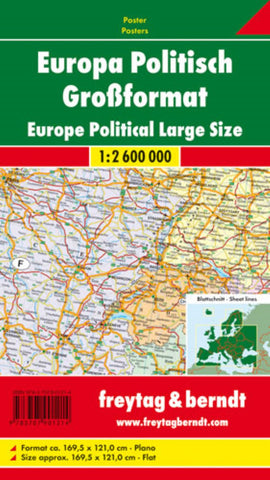 Buy map Europa politisch - Großformat = Europe political - large scale
