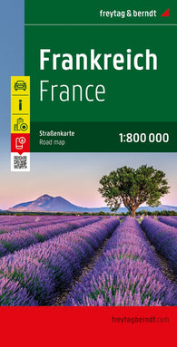 Buy map France, road map 1:800,000