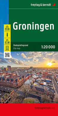 Buy map Groningen, city map 1:20,000