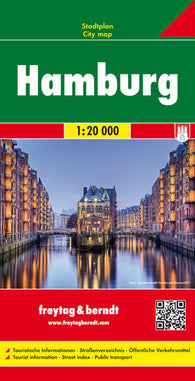 Buy map Hamburg, city map 1:20,000