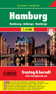 Buy map Hamburg, City Pocket map, city map 1:10,000
